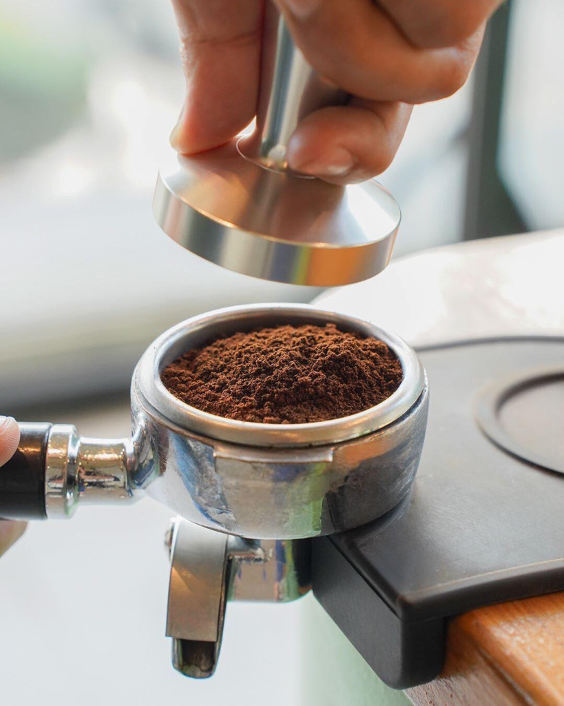 a finely ground coffee, a photo grab from pickup coffee